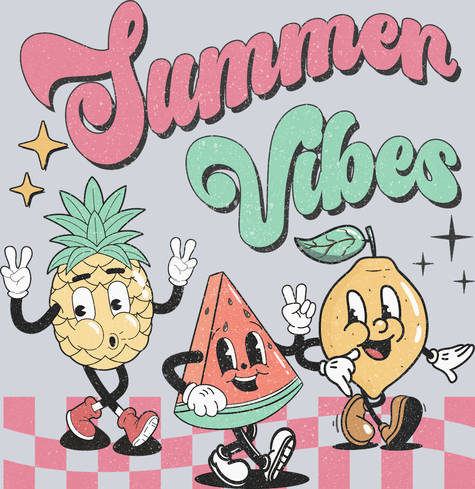 Summer Vibes Fruits - STK05870 (DTF Transfers)