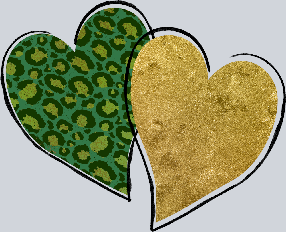 Lucky St Patricks Day Hearts - STK03908 (DTF Transfers)