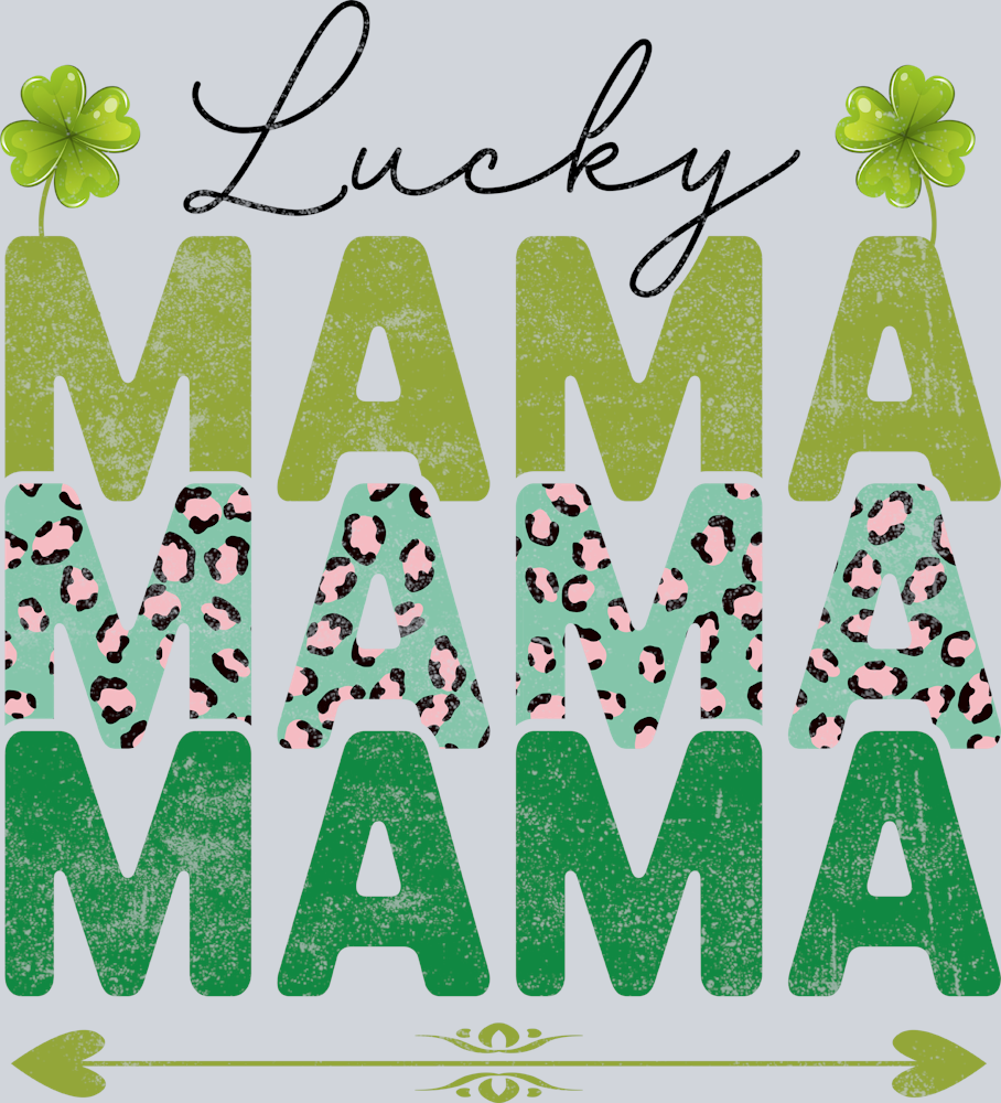 Lucky Triple Mama - STK03914 (DTF Transfers)
