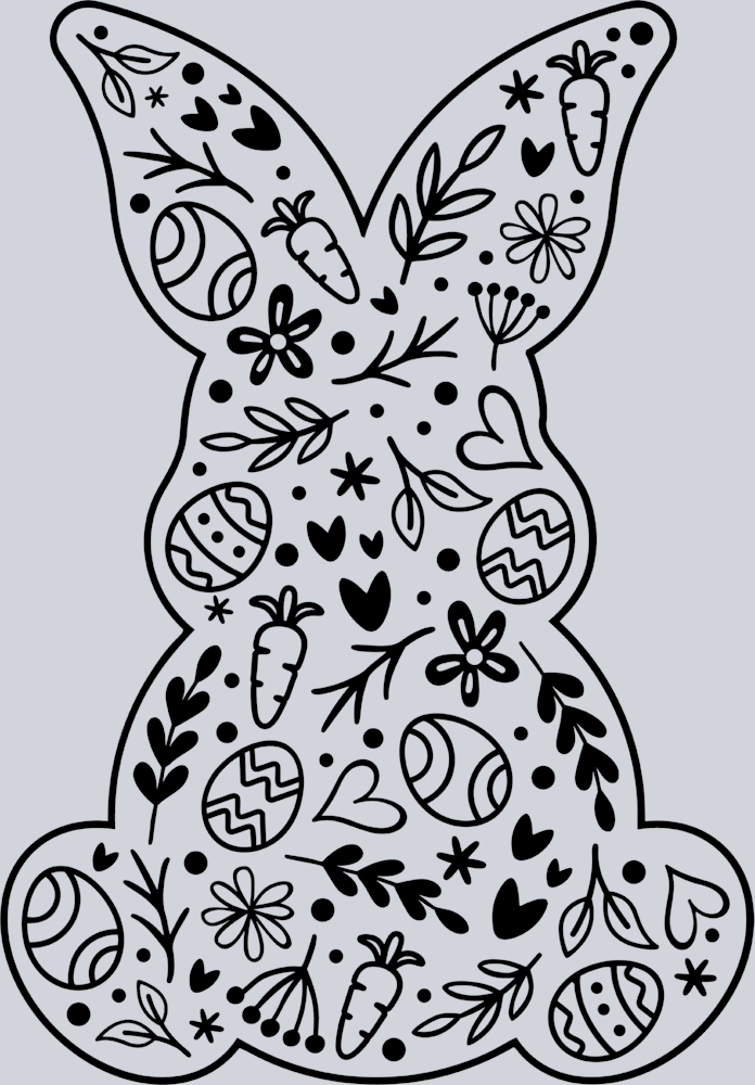 Easter Bunny Patterns - STK01757 (DTF Transfers)