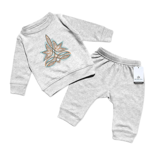 Western Boot Stitch - Infant Western 2 Piece Sweatsuit