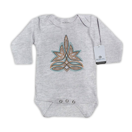 Western Boot Stitch - Infant One Piece Western Romper