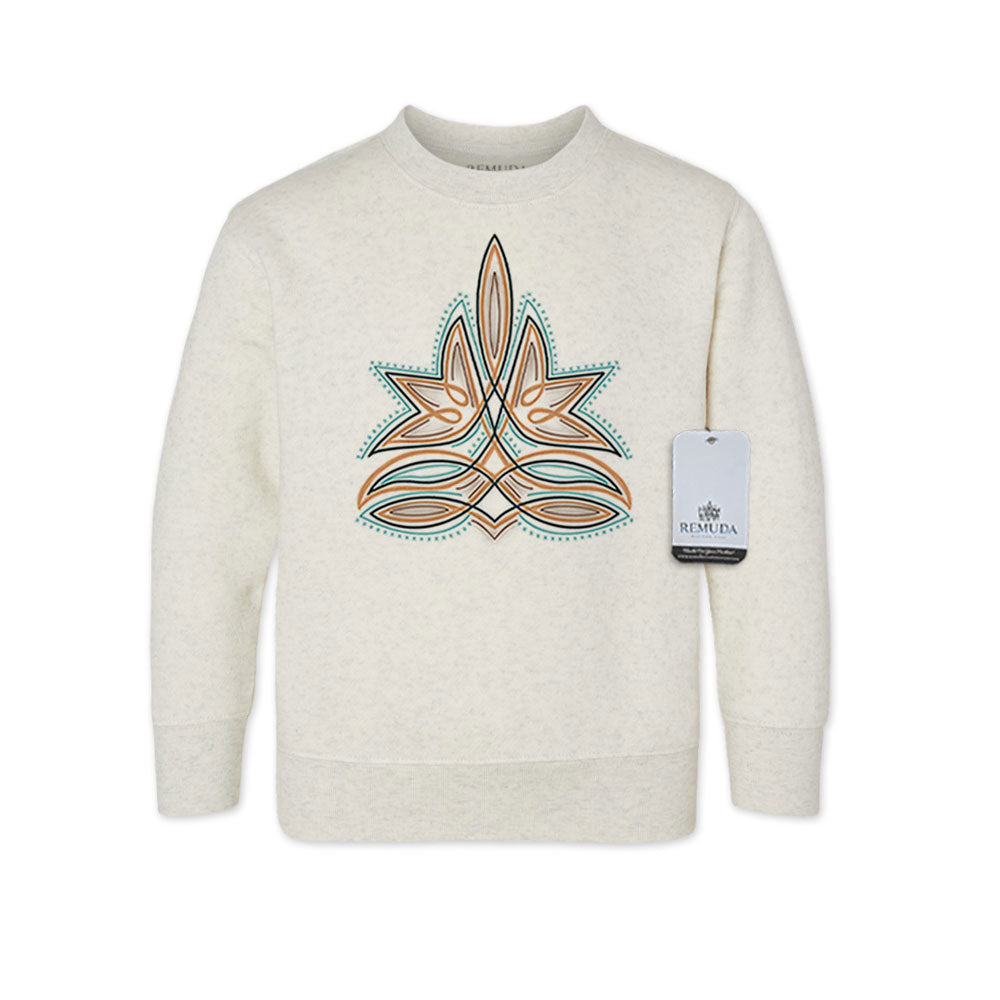 Western Boot Stitch - Western Toddler Sweatshirt