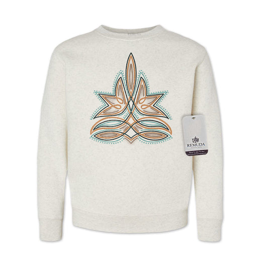 Western Boot Stitch - Youth Kids Sweatshirt