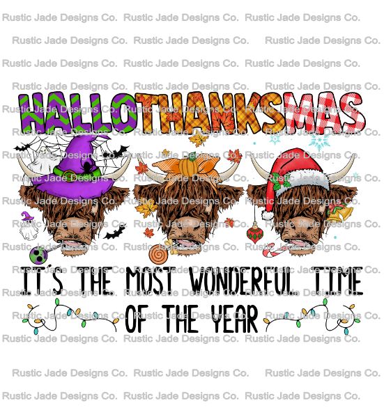 Hallothanksmas Sublimation Transfer Paper