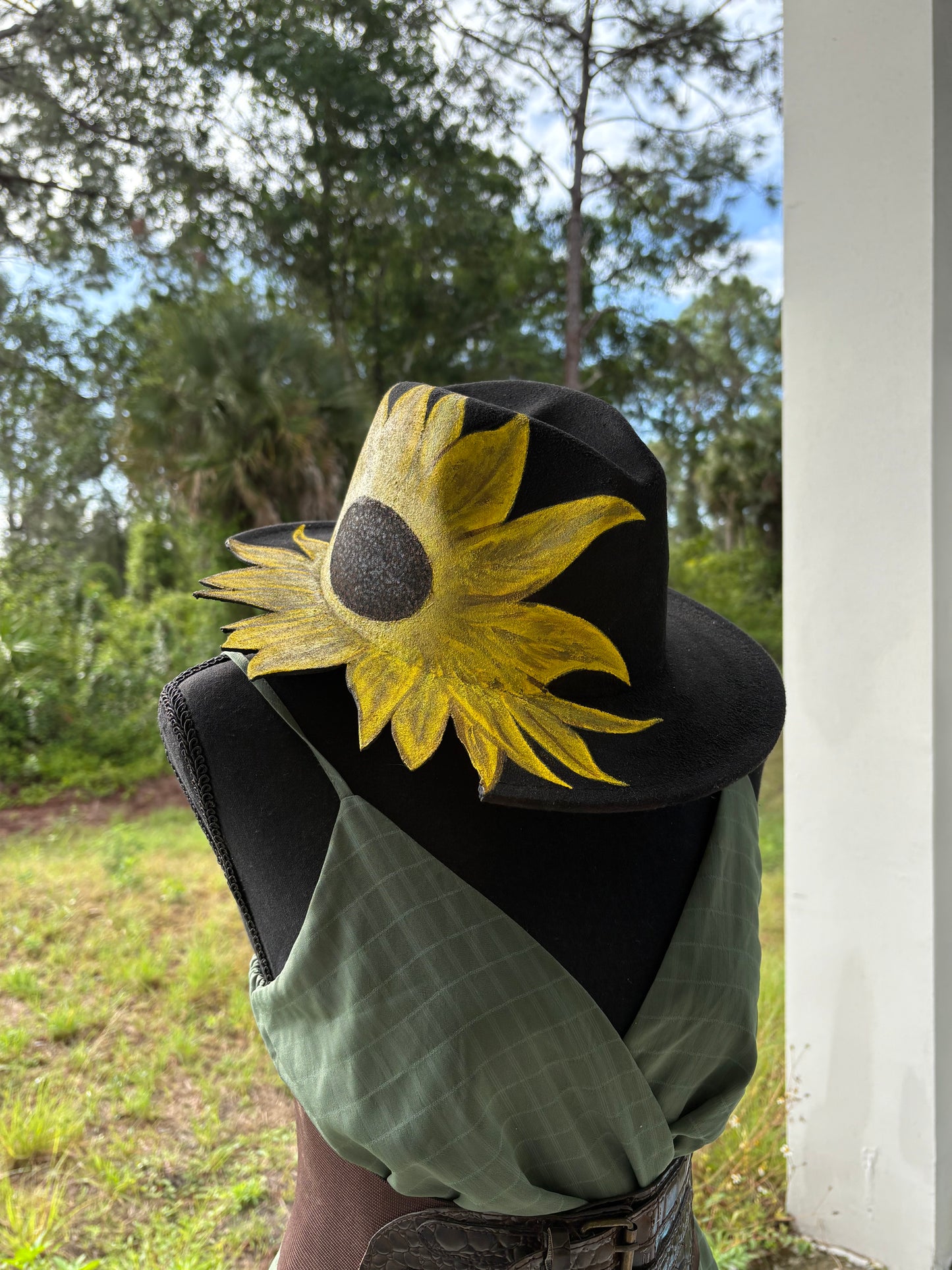 Sunflower Cowgirl Western Fedora