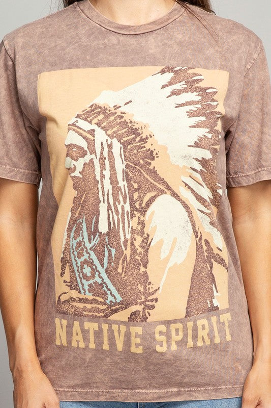 Native Spirit Graphic Top
