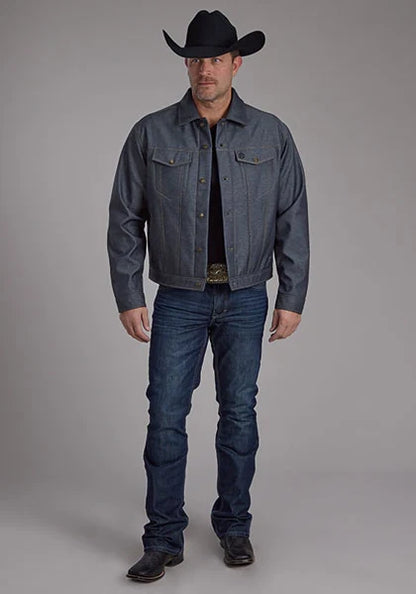 Roper 2252 Denim Look (Blue) - Men's Softshell Jacket
