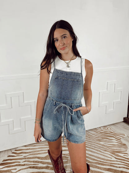 The Durango Denim Romper EXTRA SMALL