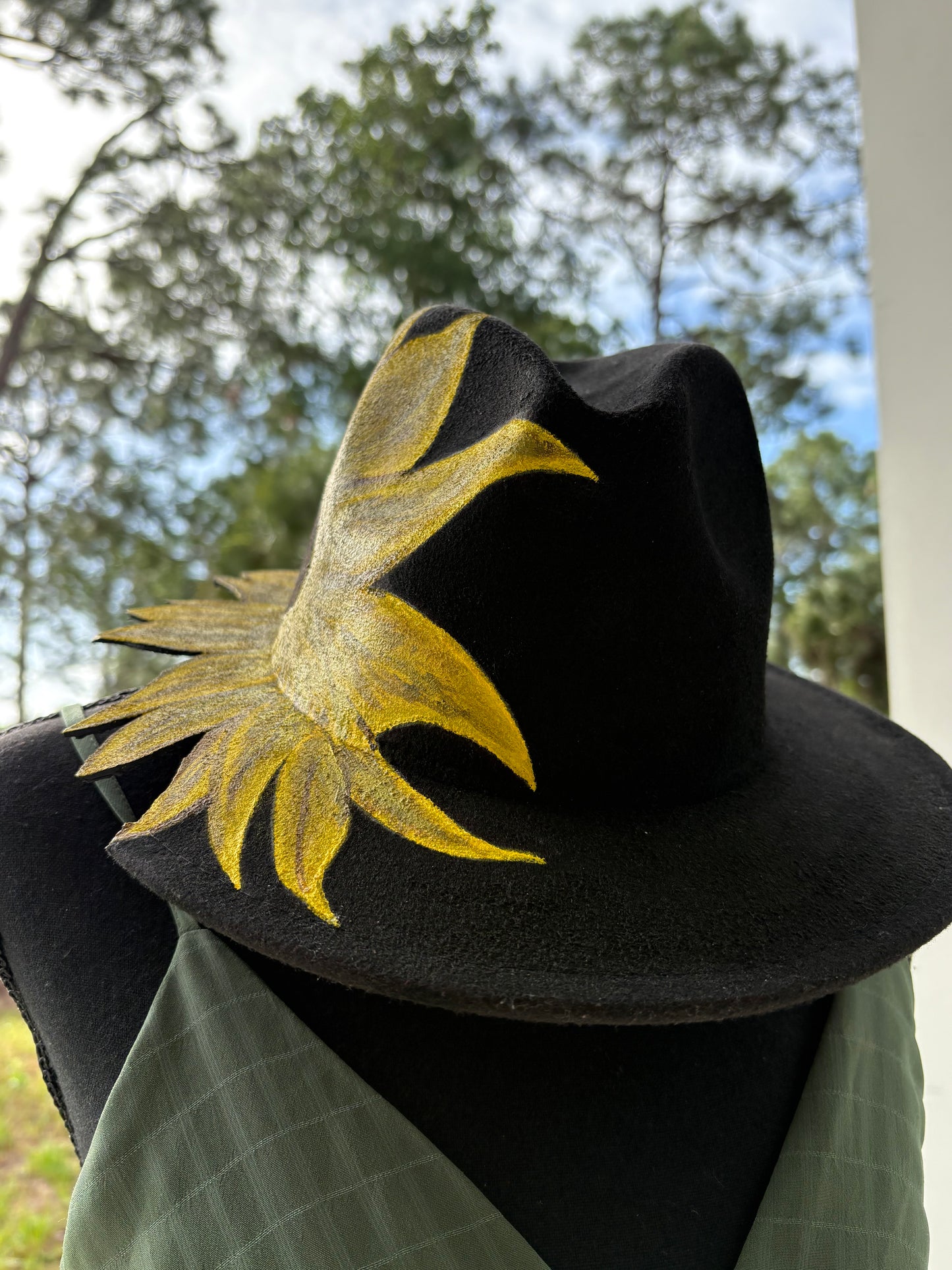 Sunflower Cowgirl Western Fedora