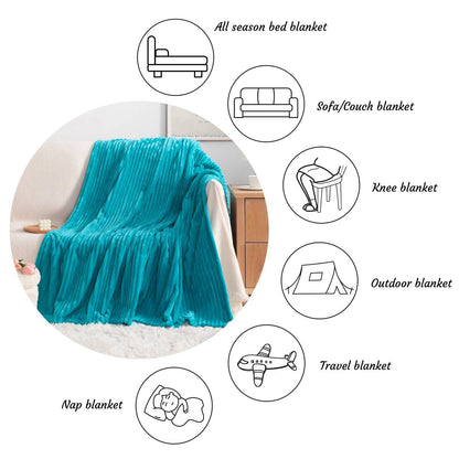ALL SEASONS PLUSH FLANNEL FLEECE BLANKET