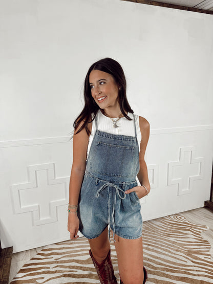 The Durango Denim Romper EXTRA SMALL