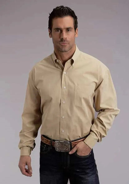 Stetson Golden West (Yellow) - Men's Western Shirt