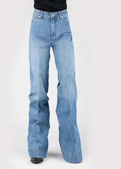 Stetson 751 Wide Leg High Rise (Light Wash) - Women's Jeans