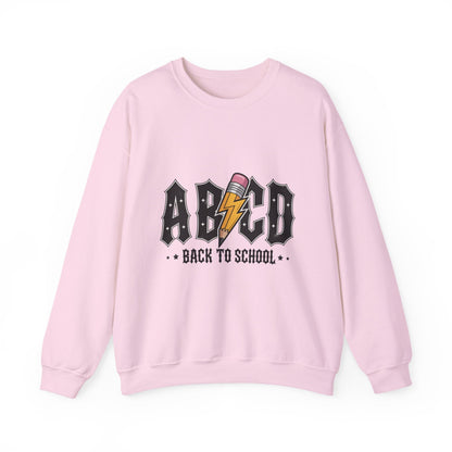 Back to School Crewneck Sweatshirt, Unisex Sweatshirt, Lightweight Sweater, School Apparel, Teacher Gift, Trendy Fashion