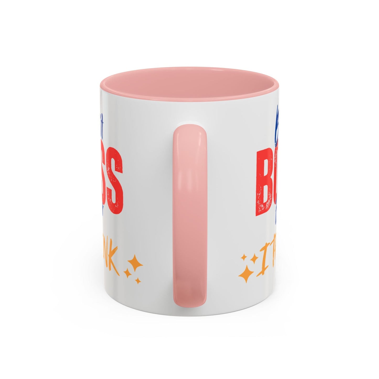 Best Boss Ever Accent Coffee Mug - Perfect Gift for Boss's Day, Office Decor, Motivational Drinkware, Fun Coffee Cup