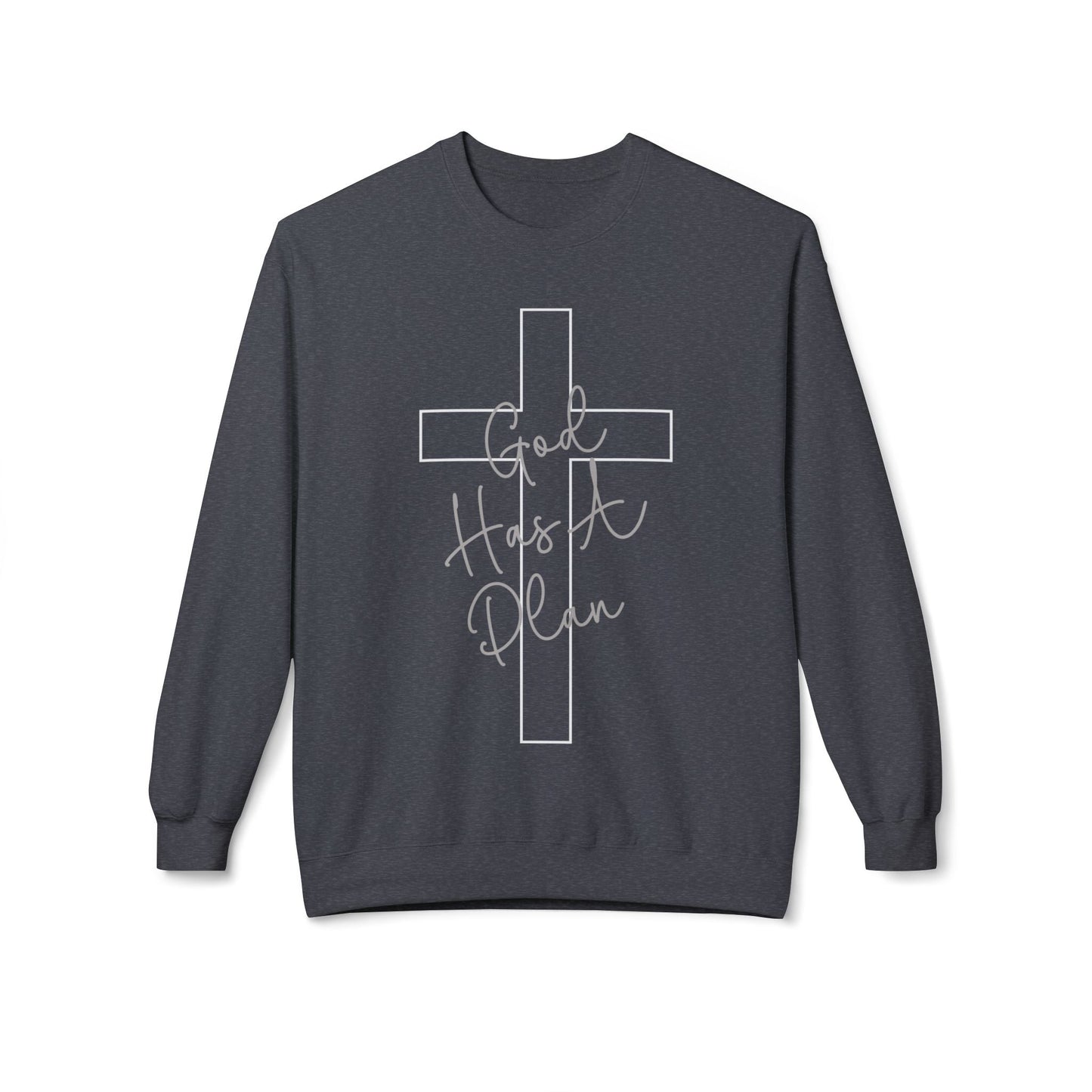 God Has a Plan Crewneck Sweatshirt – Jeremiah 29:11 Christian Pullover