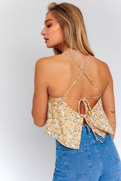 Open Back Cami Top