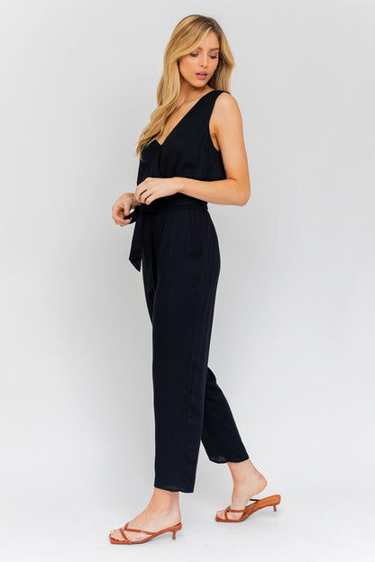 SLEEVELESS SURPLUS JUMPSUIT