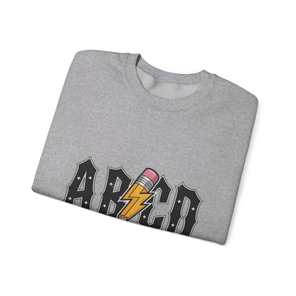 Back to School Crewneck Sweatshirt, Unisex Sweatshirt, Lightweight Sweater, School Apparel, Teacher Gift, Trendy Fashion