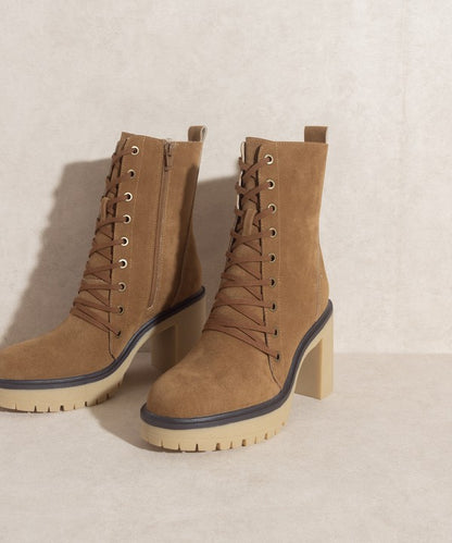 OASIS SOCIETY Jenna - Platform Military Boots