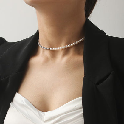 Pearl Silver Necklace