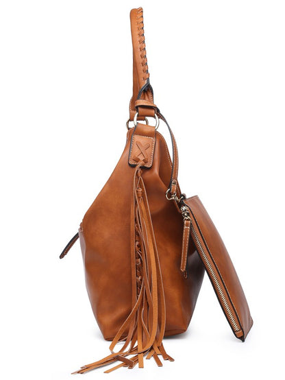 Women hobo bag finge purse