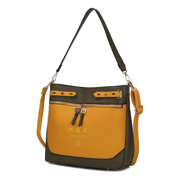 MKF Collection Evie two tone Shoulder bag by Mia k