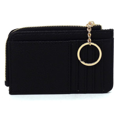 Fashion Card Holder Keychain Wallet