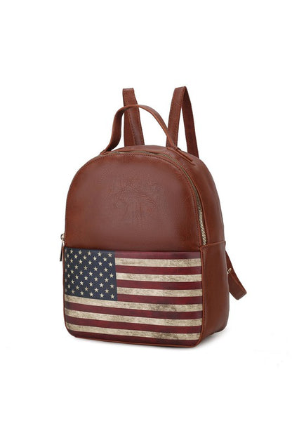 MKF Collection Briella FLAG Backpack by Mia K