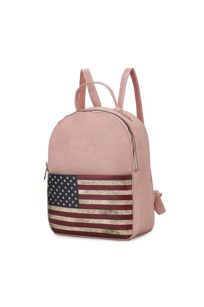 MKF Collection Briella FLAG Backpack by Mia K