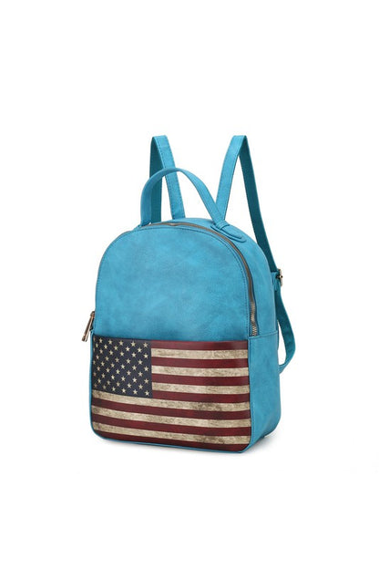 MKF Collection Briella FLAG Backpack by Mia K