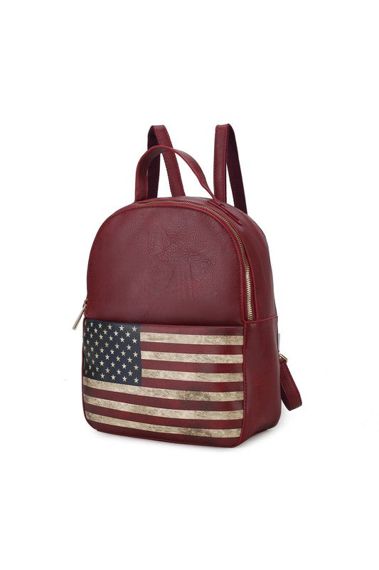 MKF Collection Briella FLAG Backpack by Mia K