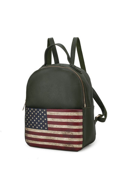 MKF Collection Briella FLAG Backpack by Mia K