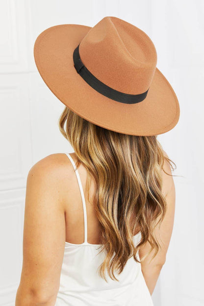 Fame Enjoy The Simple Things Fedora Hat for Women