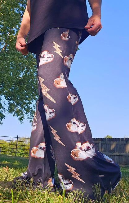 Baha Ranch Disco Cowgirl Flare Pants