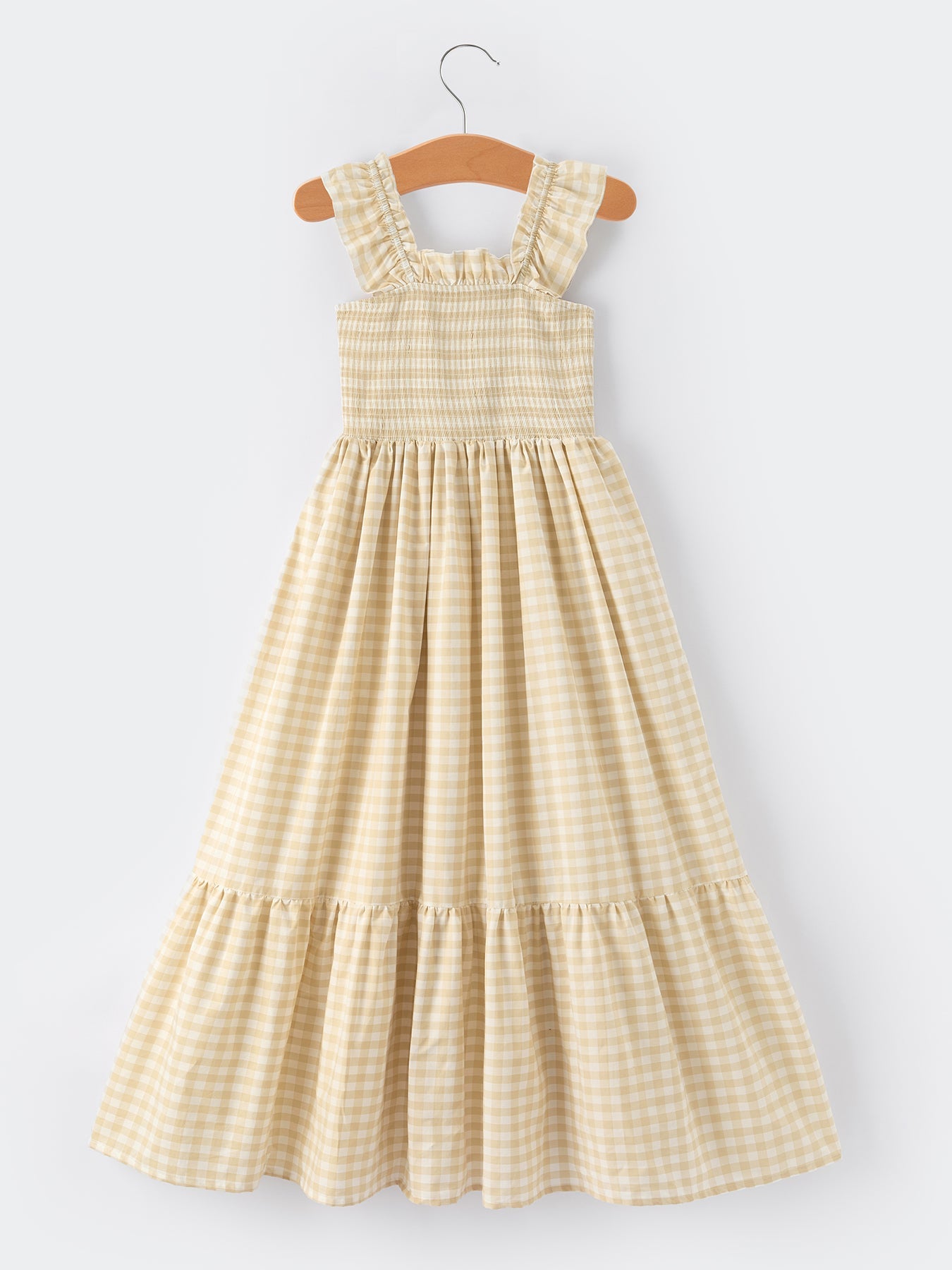 Mommy & Me Adult Plaid Smocked Dress