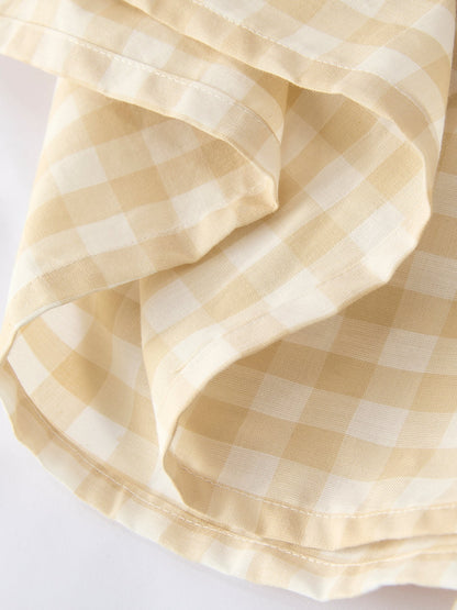 Mommy & Me Adult Plaid Smocked Dress