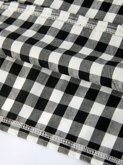 Mommy & Me Adult Plaid Smocked Dress