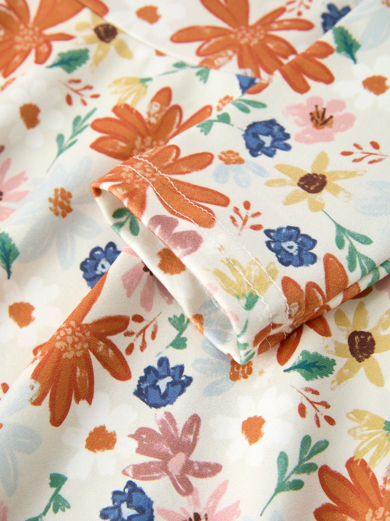 Fall Floral Girls Dress Long Sleeve Twirl Dress