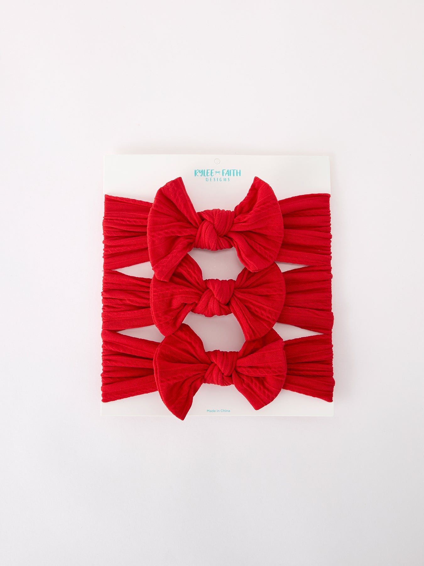 Baby Girl Bow Headband Same Color 3 Piece Set