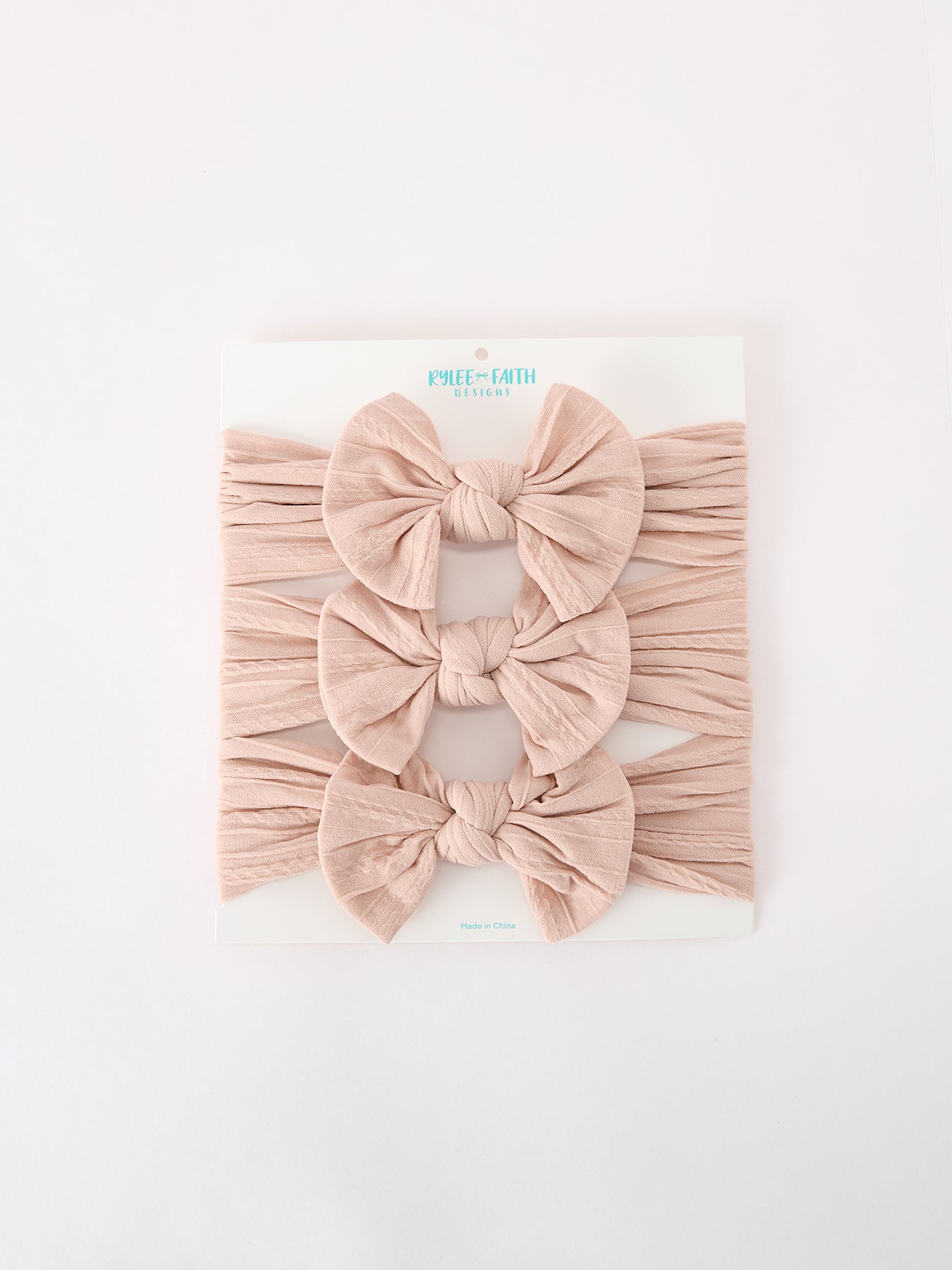 Baby Girl Bow Headband Same Color 3 Piece Set