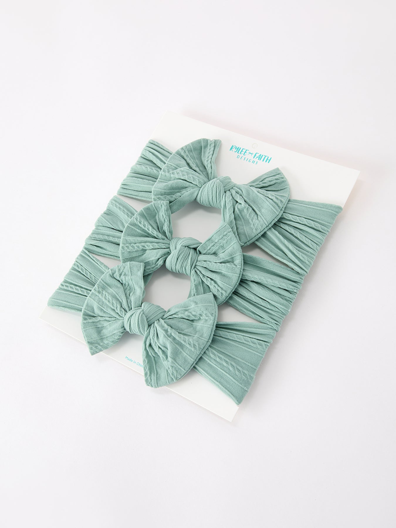 Baby Girl Bow Headband Same Color 3 Piece Set