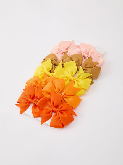 Girls Bow Hair Clip Set