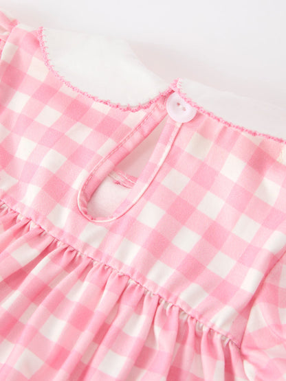 Halloween Ghost Embroidered Girls Bloomer Set Peter Pan Collar
