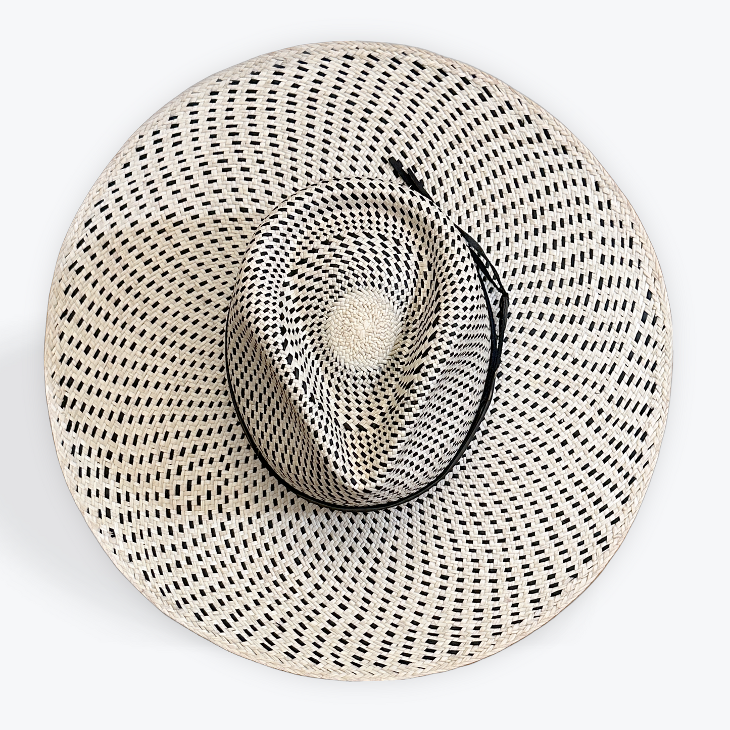 POLKA-DOT STRAW HAT