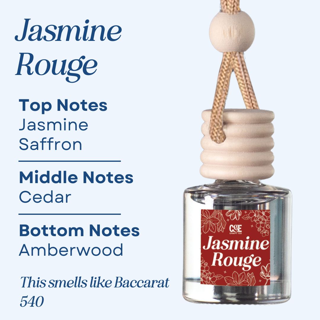 Jasmine Rouge Scented Car Freshener