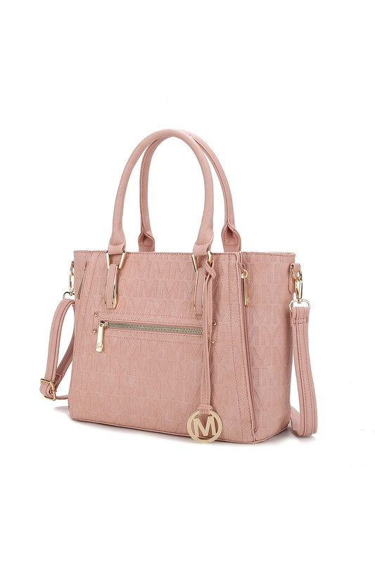 MKF Cairo M Signature Satchel Bag by Mia K