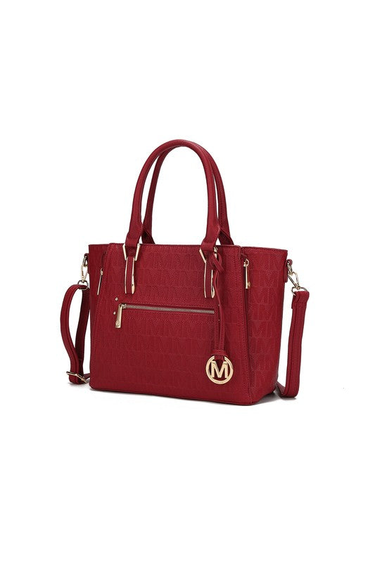 MKF Cairo M Signature Satchel Bag by Mia K