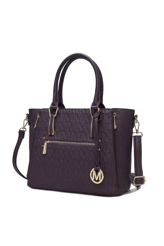 MKF Cairo M Signature Satchel Bag by Mia K